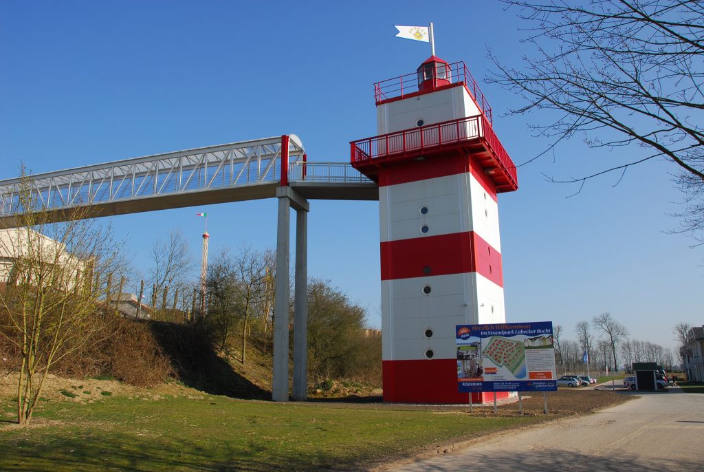 Direkter Zugang vom Strandpark und dem Ferienhaus Ostseebrise zum Hansa-Park in Sierksdorf